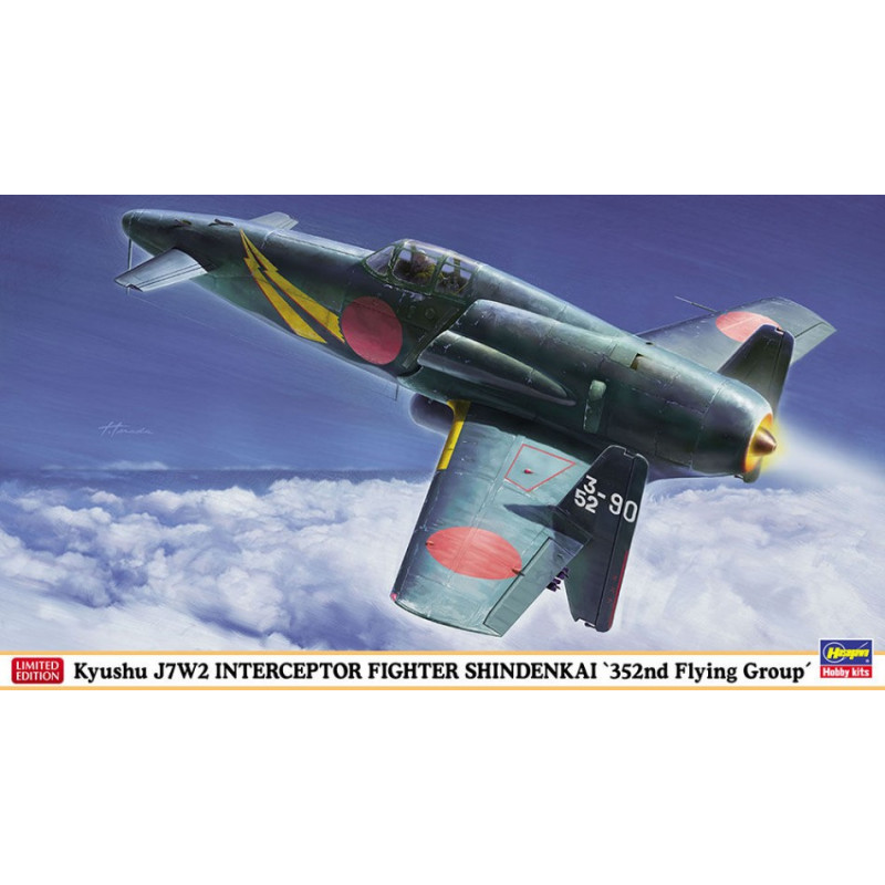 1:48 Hasegawa Kyushu J7W2 Interceptor Fighter Shindenkai 352nd Group KIT