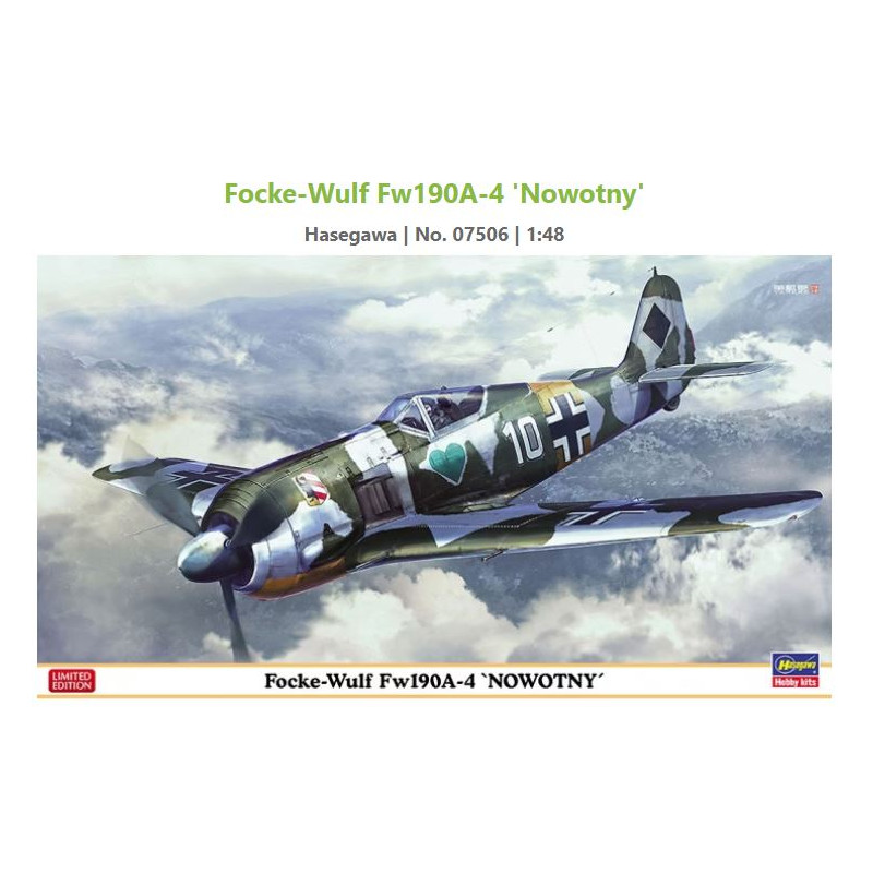 1:48 Hasegawa Focke wulf Fw190A Nowotny KIT