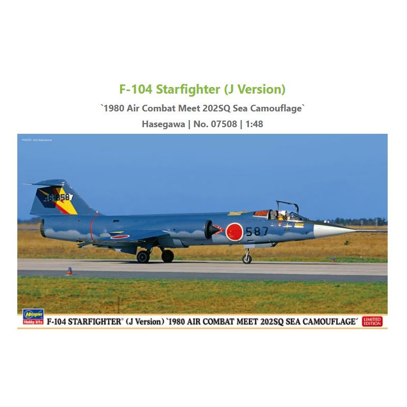 1:48 Hasegawa F 104 Starfighter J 1980 AIR Combat Meet KIT