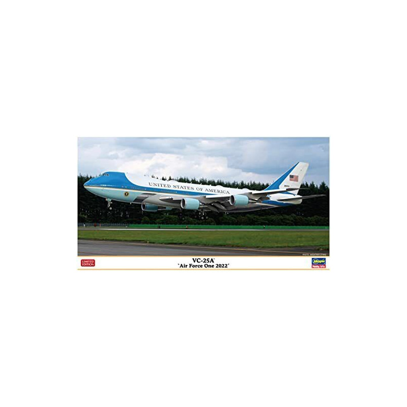 1:200 Hasegawa VC 25A AIR Force ONE 2022 KIT