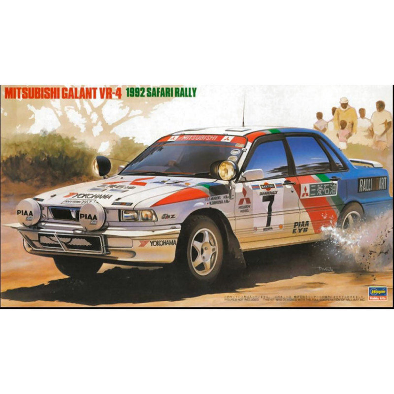 1:24Hasegawa Mitsubishi Galant VR4 Safari Rally 1992 KIT