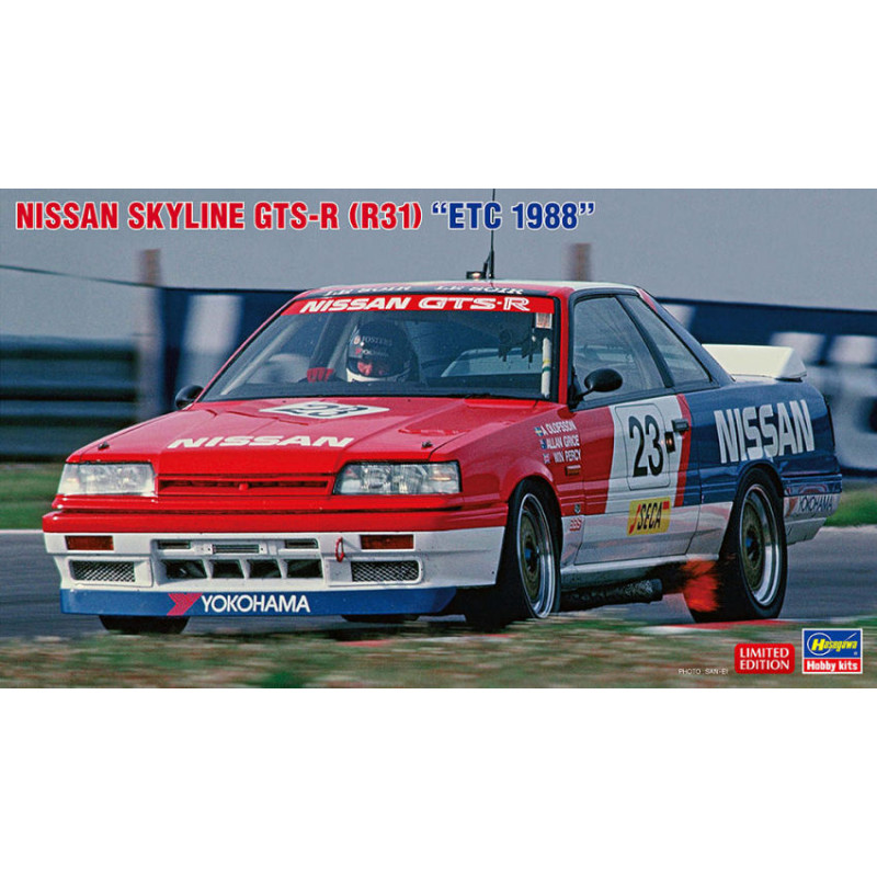 1:24Hasegawa Nissan Skyline Gts r ECT1988 KIT