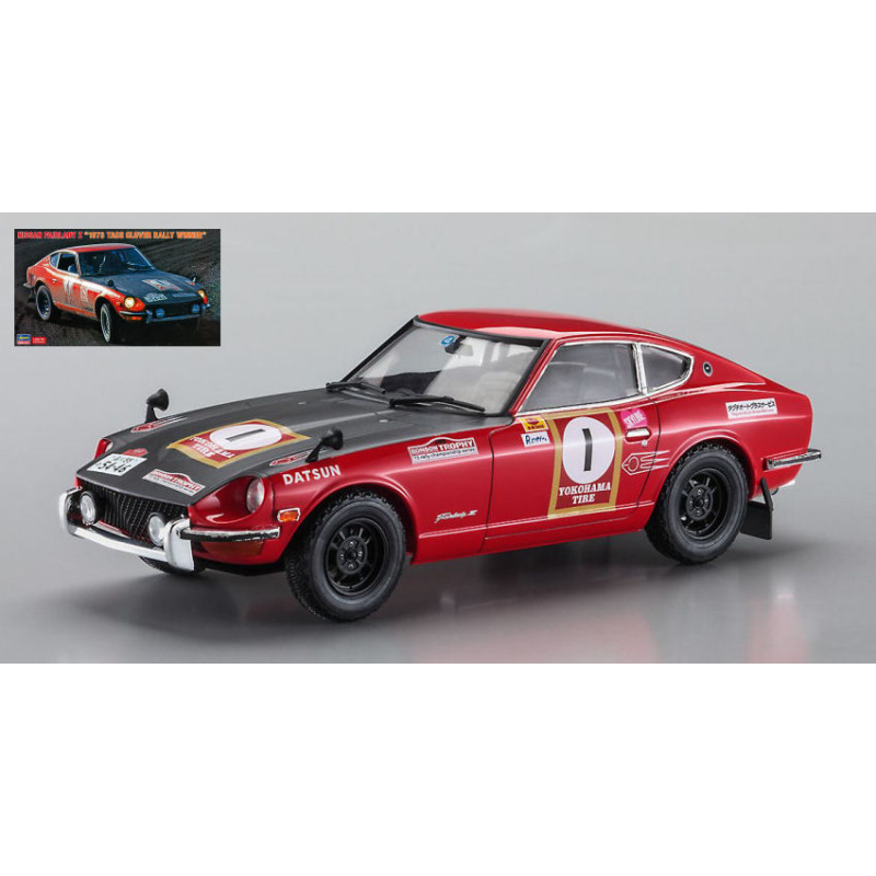 1:24Hasegawa Nissan Fairlady Z 1973 Tacs Clover Rally Winner KIT