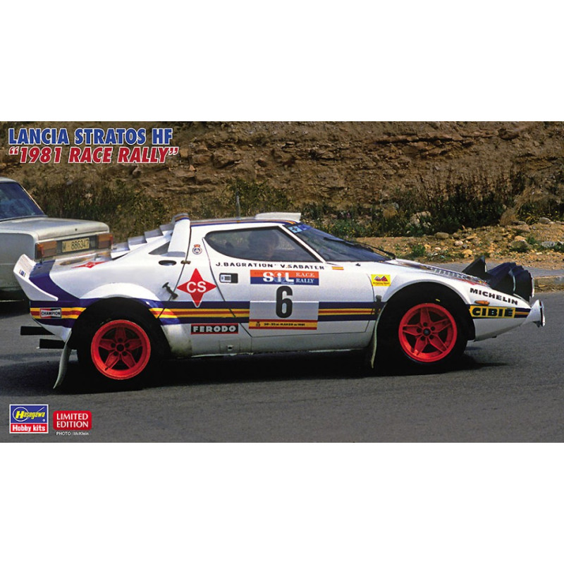 1:24Hasegawa Lancia Stratos HF 1981 Race Rally KIT