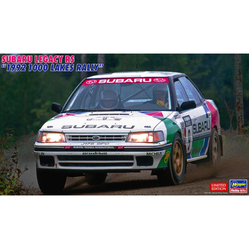 1:24Hasegawa Subaru Legacy RS 1992 1000 Lakes Rally KIT