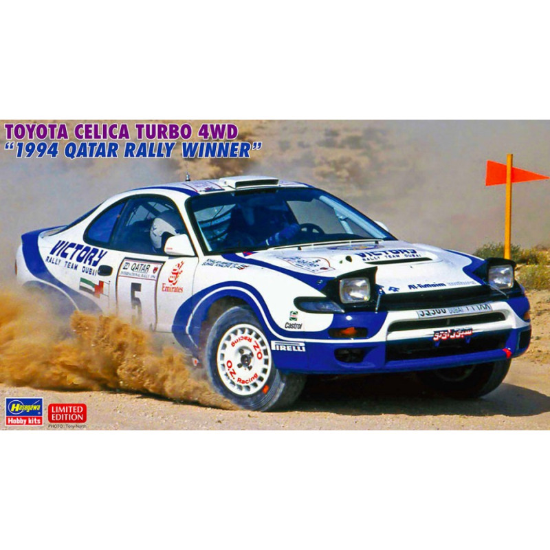 1:24Hasegawa Toyota Celica Turbo 4WD 1994 Qatar Rally KIT