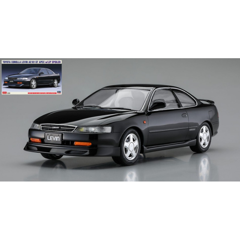 1:24Hasegawa Toyota Corolla Levin AE101 GT Apex W/lip Spoiler KIT