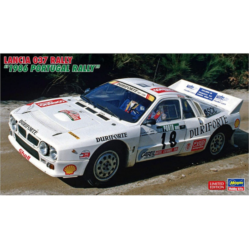 1:24Hasegawa Lancia 037 1986 Portugal Rally KIT