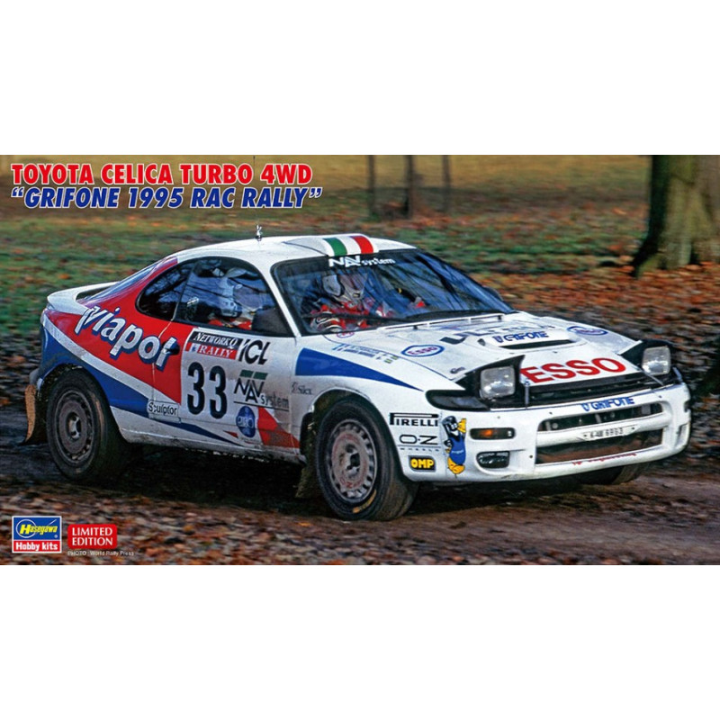 1:24Hasegawa Toyota Celica Turbo 4WD Grifone 1995 RAC Rally  KIT