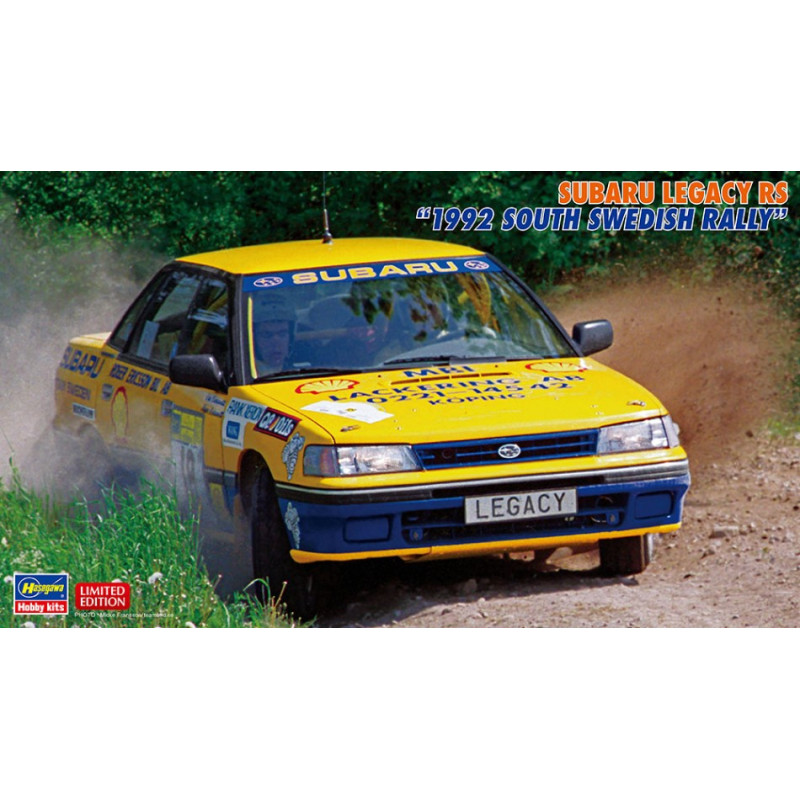 1:24Hasegawa Subaru Legacy RS 1992 South Swedish Rally  KIT