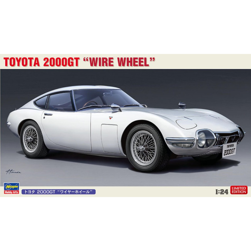 1:24Hasegawa Toyota 2000GT Draht rad KIT