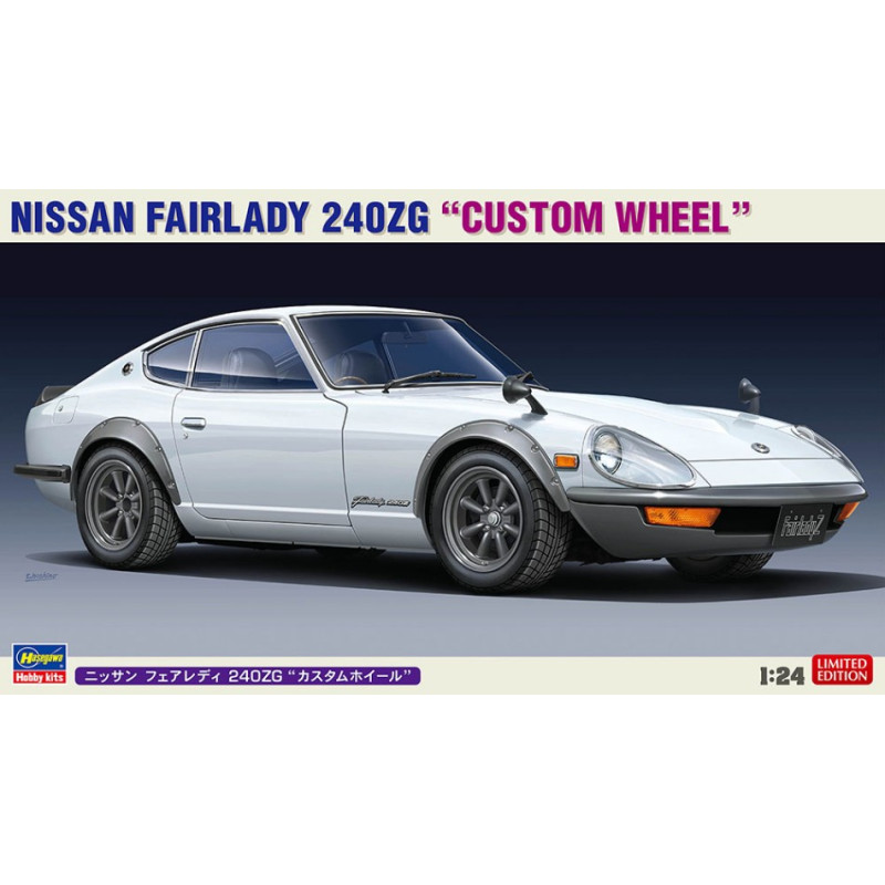 1:24Hasegawa Nissan Fairlady 240 ZG Custom Wheel KIT