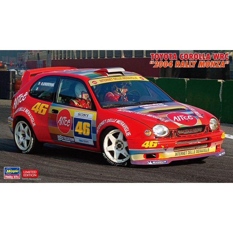 1:24Hasegawa Toyota Corolla WRC 2004 Rally Monza KIT