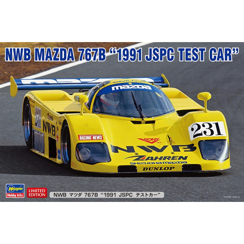 1:24Hasegawa NWB Mazda 767B 1991 Jspc Test CAR KIT