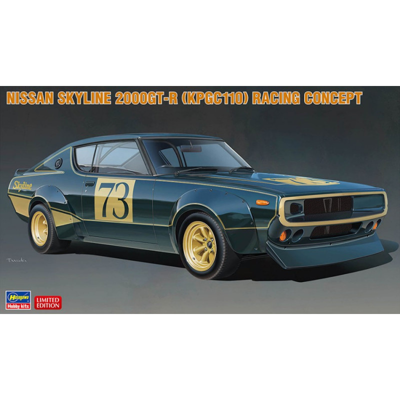 1:24Hasegawa Nissan Skyline 2000 Gt r Racing  KIT