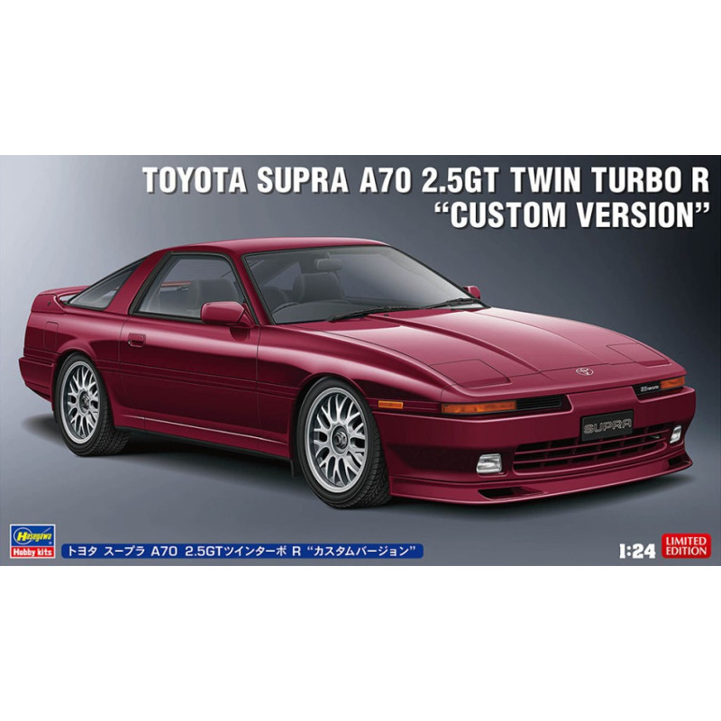 1:24Hasegawa Toyota Supra A70, 2,5 GT Twin Turbo R Custom Version  KIT