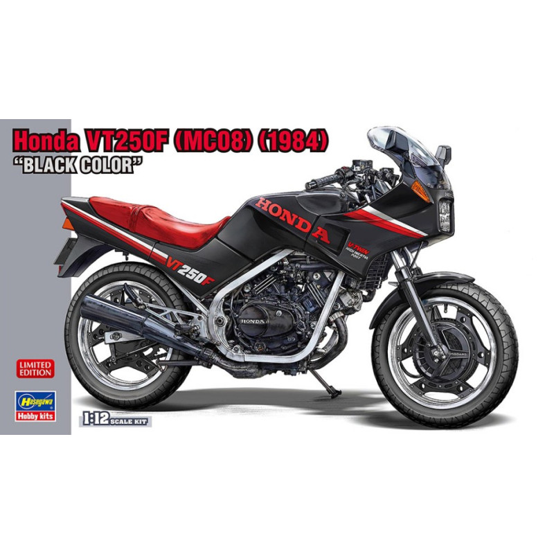 1:12 Hasegawa Honda VT250F 1984 Schwarz KIT