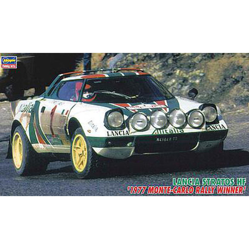 1:24Hasegawa Lancia Stratos HF N1 Winner Monte Carlo 1977 S.munari s.maiga KIT