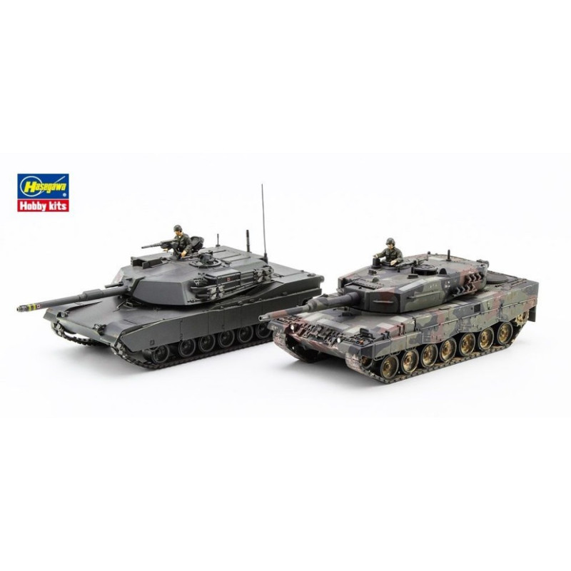 1:72 Hasegawa M1 Abrams & Leopard 2  KIT