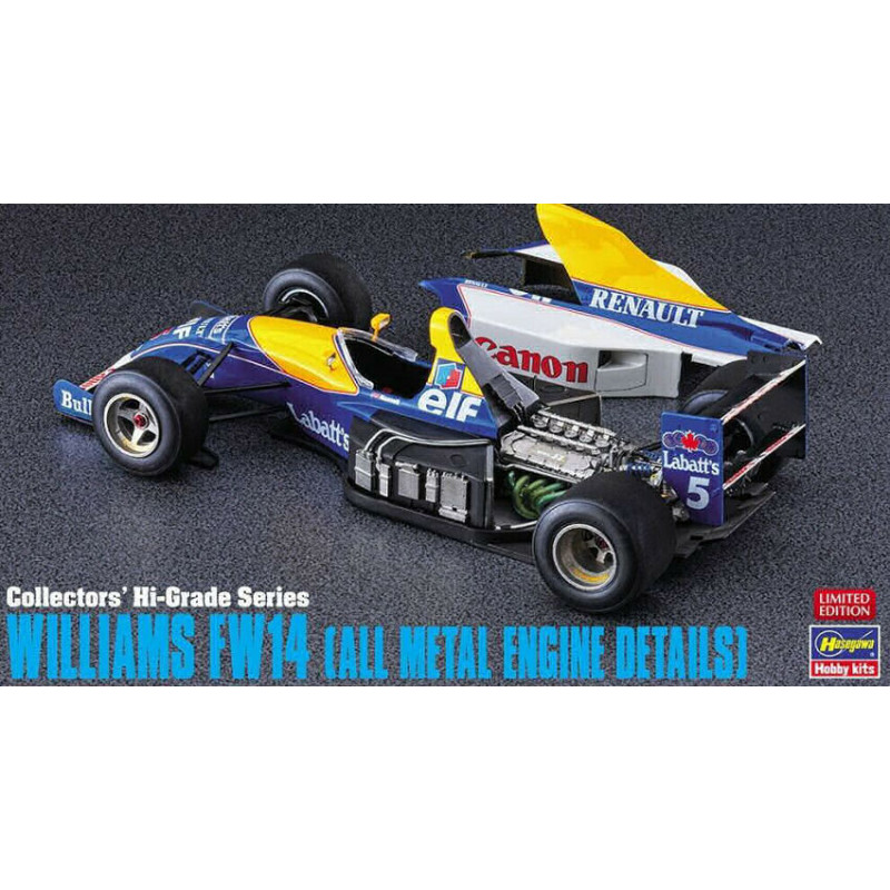 1:24Hasegawa Williams FW14 ALL Metal Engine Details KIT