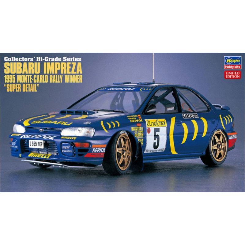 1:24Hasegawa Subaru Impreza 1995 Winner Monte Carlo Rally Super Detail KIT