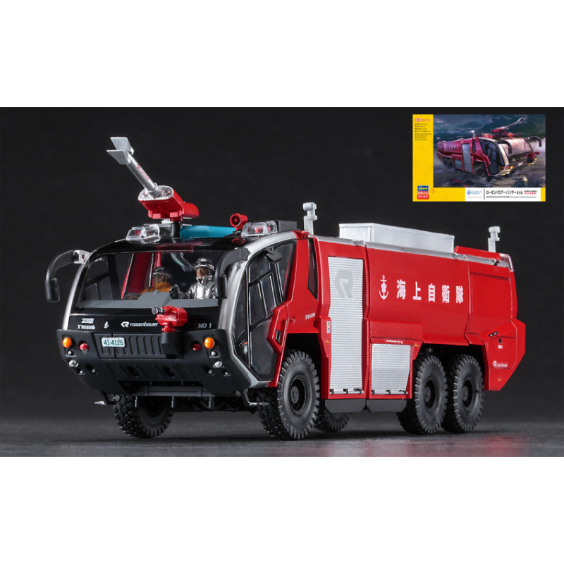 1:72 Hasegawa Camion Antincendio Rosenbauer Panther N6x6 KIT