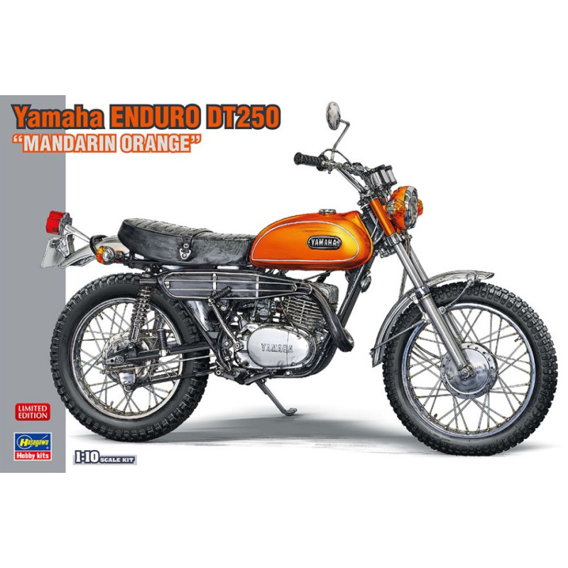 1:10 Hasegawa Yamaha Enduro DT250 Mandarin Arancione KIT