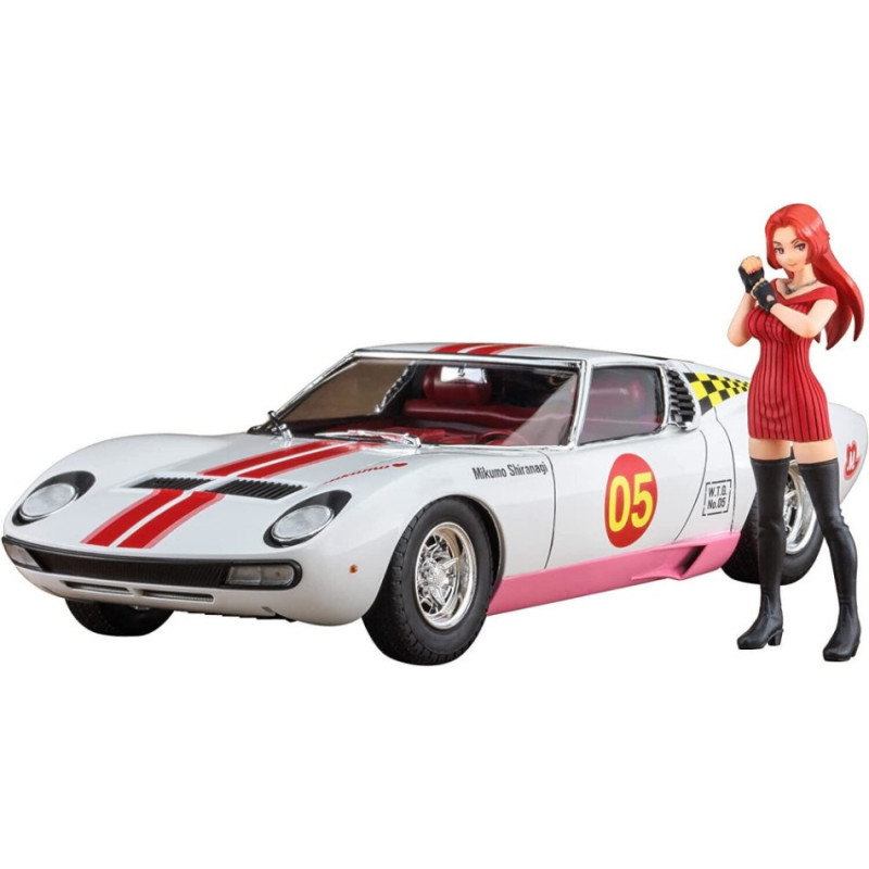 1:24Hasegawa Wild EGG Girls Lamborghini Miura P400 SV M.shiranaga KIT