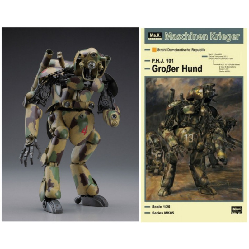 1:20 Hasegawa Humanoid Unmanned Grober Hund KIT