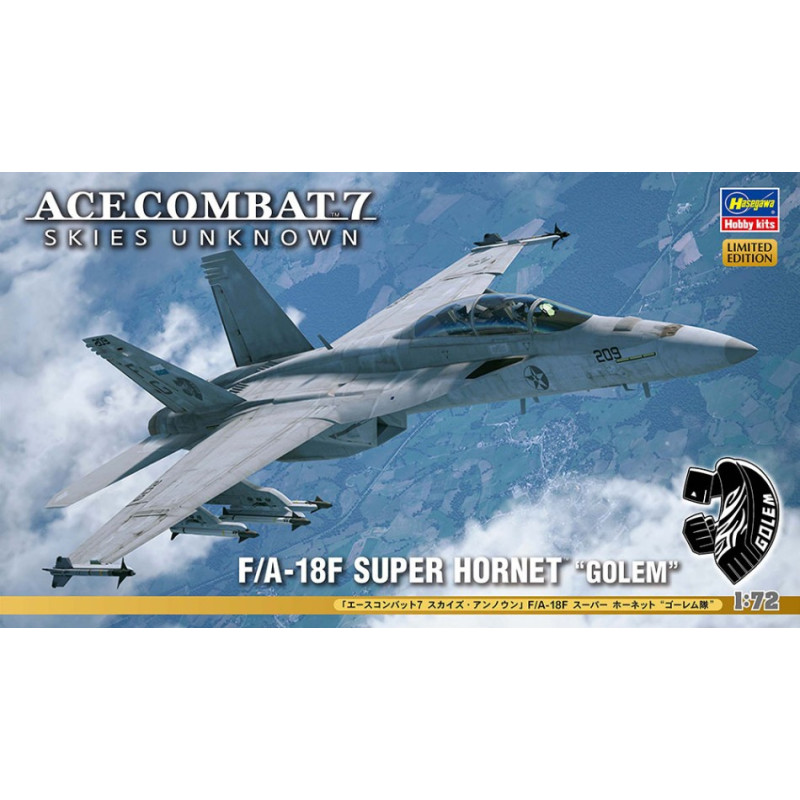 1:72 Hasegawa ACE Combat 7 Skies FA 18F Super Hornet Golem KIT