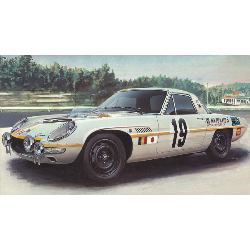 1:24Hasegawa Mazda Cosmo Sport (N19 4th N18 Dnf) Marathon DE LA Route 1968 KIT