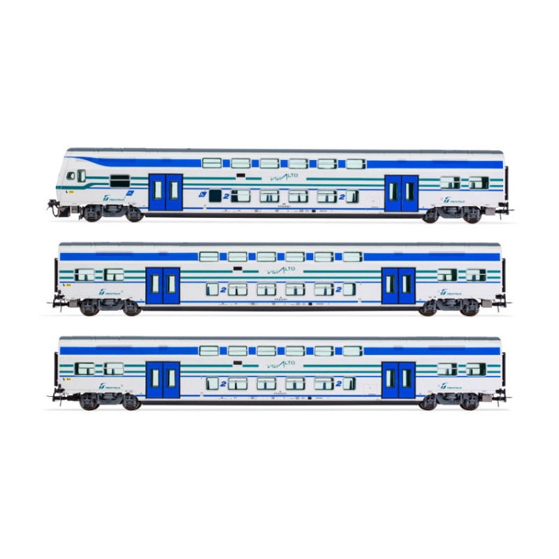 1:87 Lima FS Trenitalia 1 Locomotiva + 2 Carrozze Intermedie