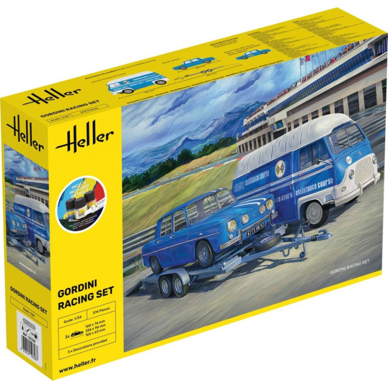 1:24Heller Gordini Racing SET Starter KIT