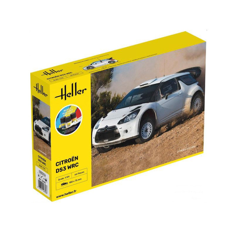 1:24Heller Citroen DS3 WRC Starter KIT