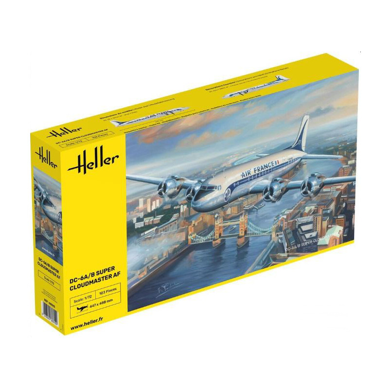 1:72 Heller DC6 Super Cloudmaster AF KIT