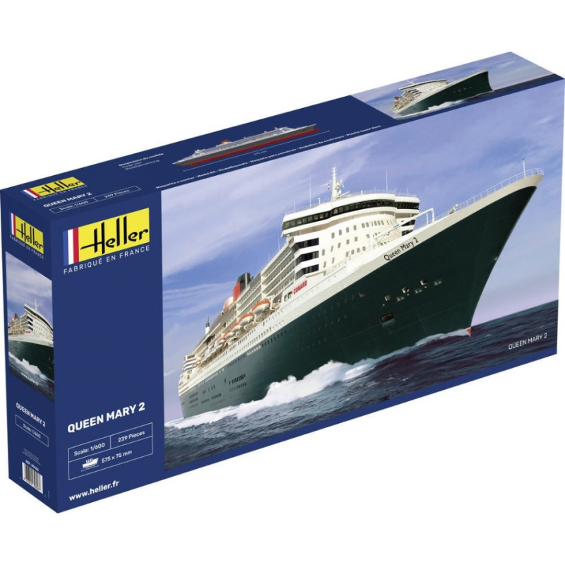 1:600 Heller Queen Mary 2 KIT