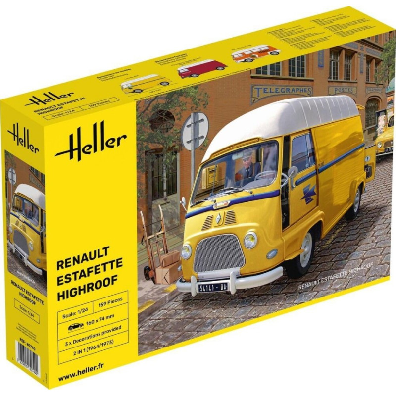 1:24Heller Estafette Highroof KIT