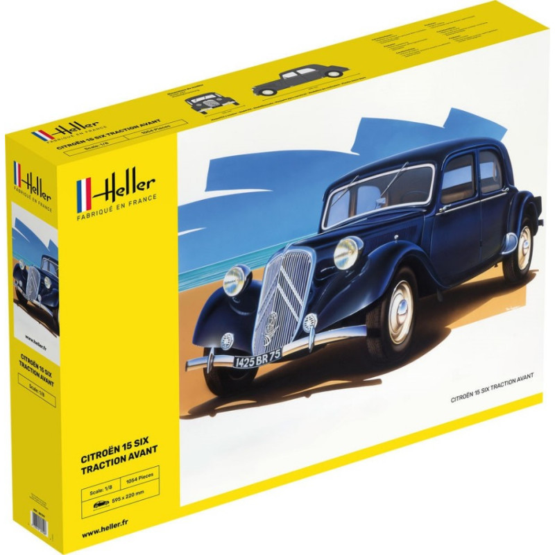 1:8 Heller Citroen 15 SIX Traction Avant KIT