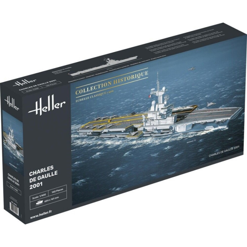 1:400 Heller Charles DE Gaulle KIT