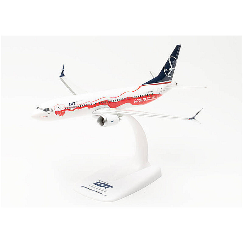 1:200 Herpa Boeing 737 MAX 8 LOT Polish Airlines