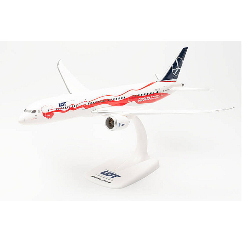 1:200 Herpa Boeing 787 9 LOT Polish Airlines