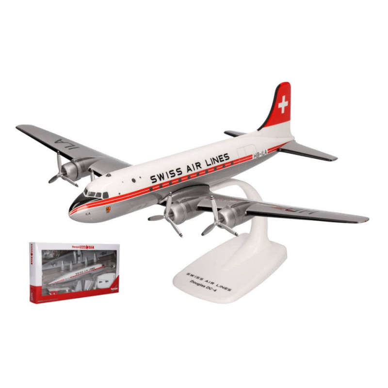 Herpa Douglas DC 4 Swiss AIR Geneve 1:125