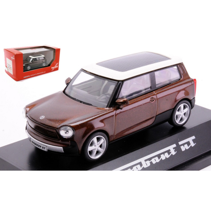 1:43 Herpa Trabant NT Marrone