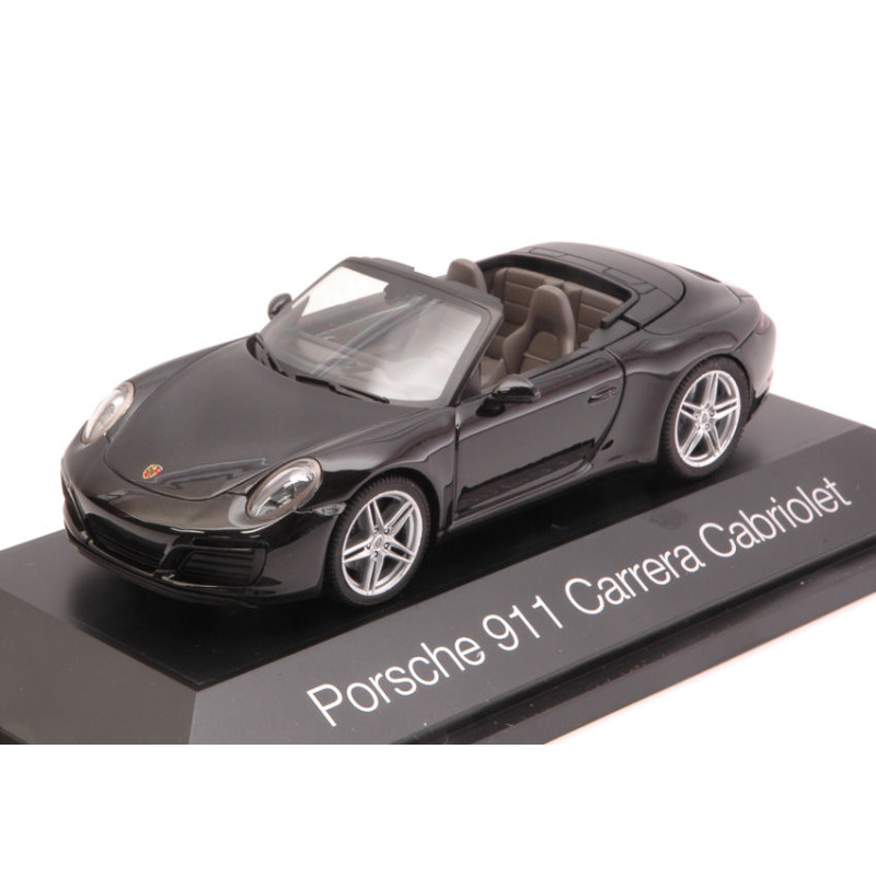 1:43 Herpa Porsche 911 Carrera Cabriolet 2016 Nero