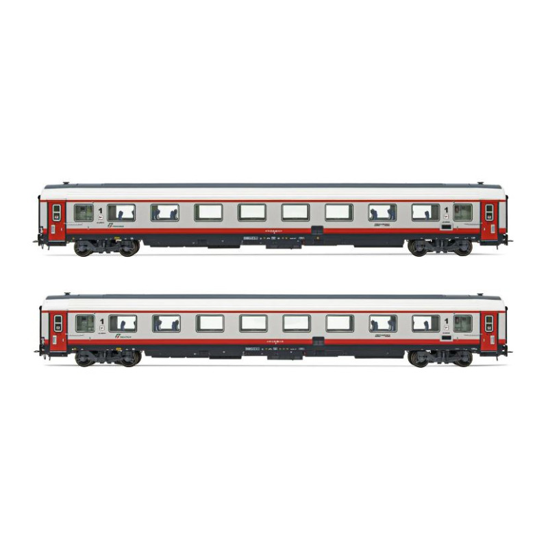 1:87 Rivarossi FS 2 UNITS Gran Confort 1st Class Freccia Ep.vi