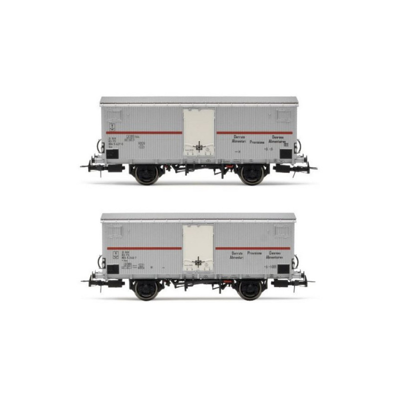 1:87 Rivarossi FS 2 UNIT Pack Refigerated Wagons Ep.iv