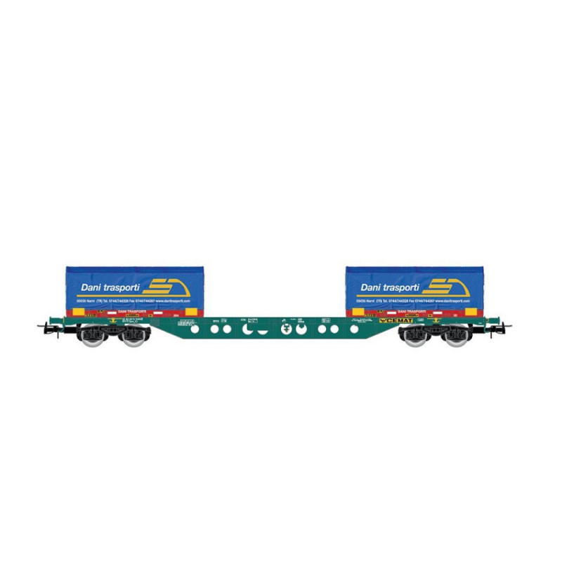 1:87 Rivarossi FS Ceopaco Container Wagon Dani Trasporti Ep.v vi