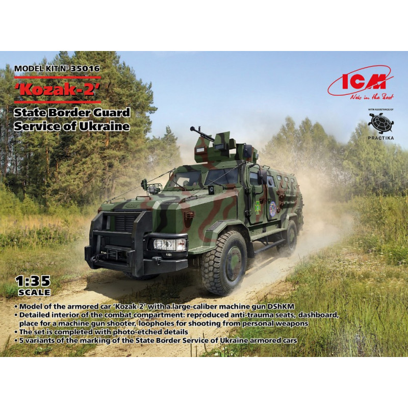 1:35 ICM KOZAK 2 State Border Guard Service OF Ukraine KIT