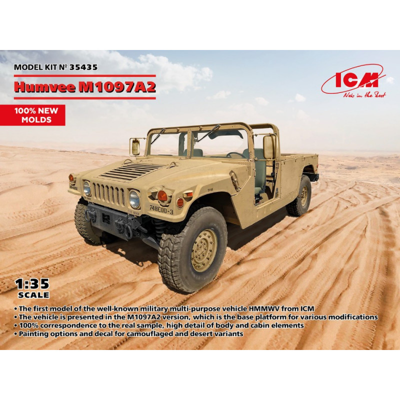 1:35 ICM Humvee M1097A2 KIT