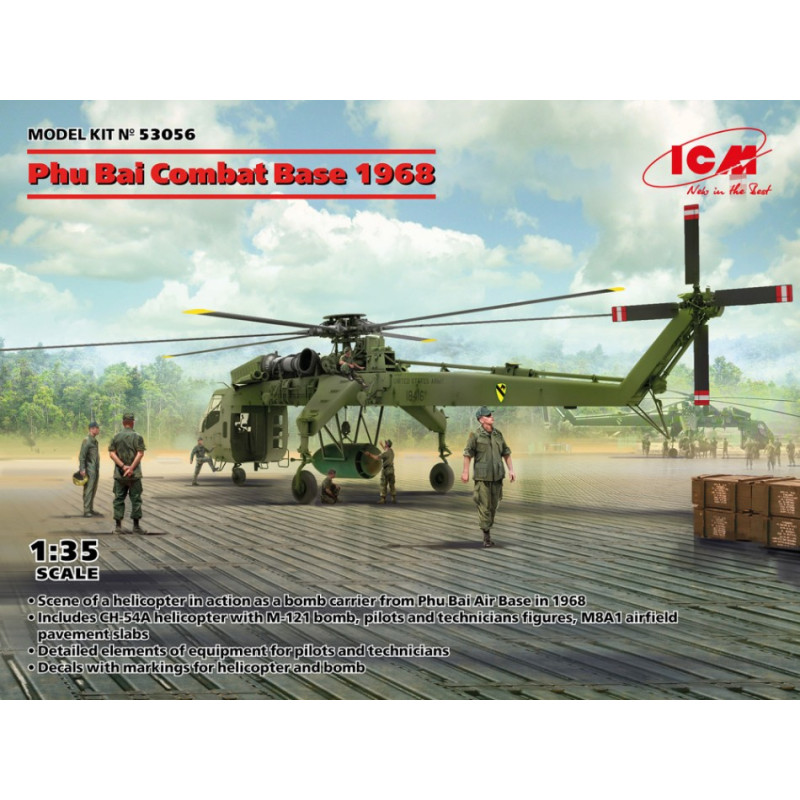 1:35 ICM PHU BAI Combat Base 1968 KIT